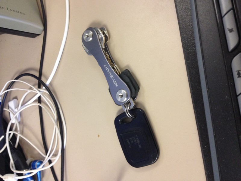 my keys with work fob attached